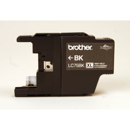 Brother LC75BKS Innobella  Black Ink Cartridge, High Yield (XL Series)