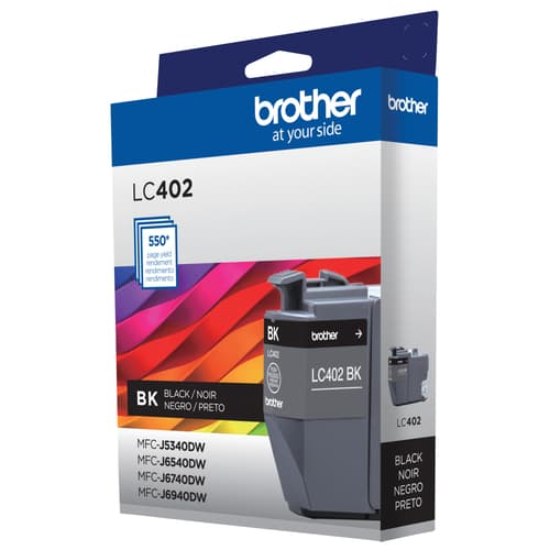 Brother Genuine LC402BKS Standard Yield Black Ink Cartridge