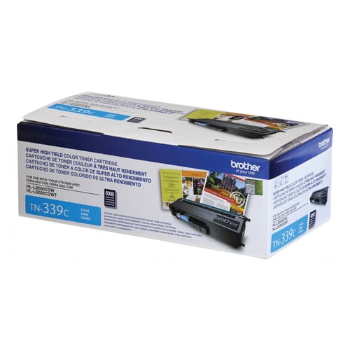 Brother TN339C Cyan Toner Cartridge, High Yield