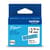 Brother Genuine BTAGL31 Non-Laminated Tape for P-touch Label Makers, Black on Light Blue – 12 mm wide x 4 m long