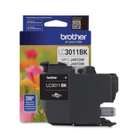 Brother Genuine LC3011BKS Standard-yield Black Ink Cartridge