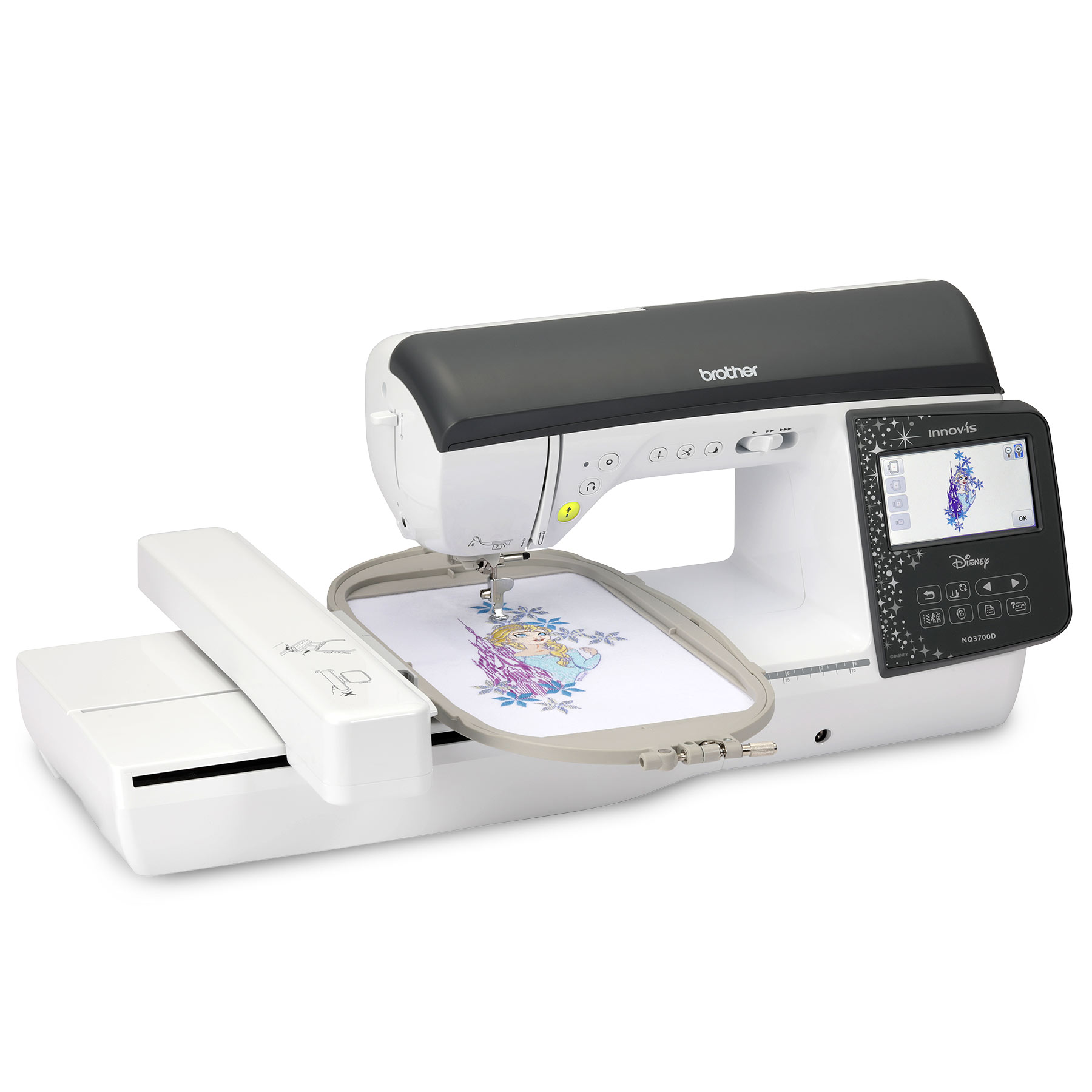 Brother Nq1700e 6 X 10 Computerized Embroidery Machine With Software &  Magnetic 5x7 Hoop : Target