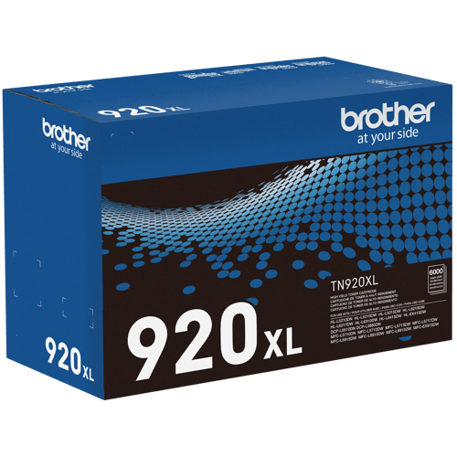 Brother Genuine TN920XL High-yield Toner Cartridge