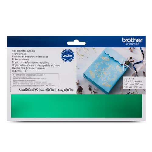 Brother CAFTSGRN1 Foil Transfer Sheets Green