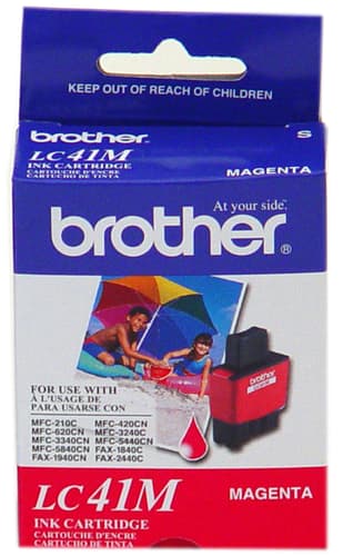 Brother LC41M Innobella  Magenta Ink Cartridge, Standard Yield