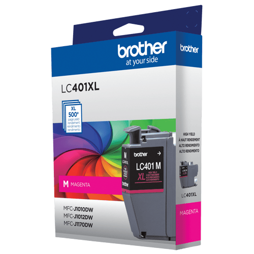 Brother Genuine LC401XLMS High-Yield Magenta Ink Cartridge