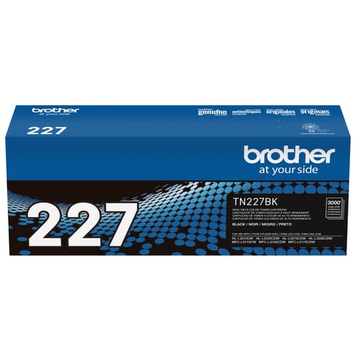 Brother Genuine TN-227BK High Yield Black Toner Cartridge