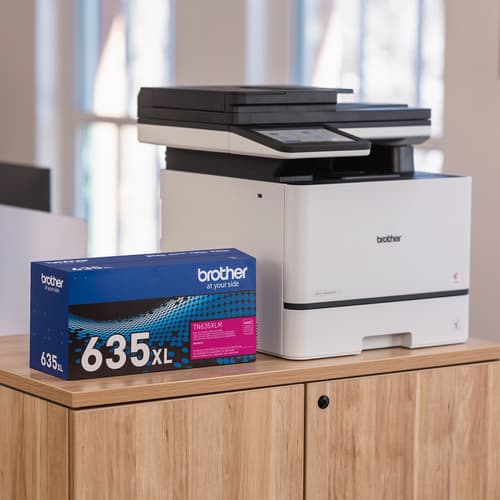 Brother Genuine TN635XLM High Yield Magenta Toner Cartridge