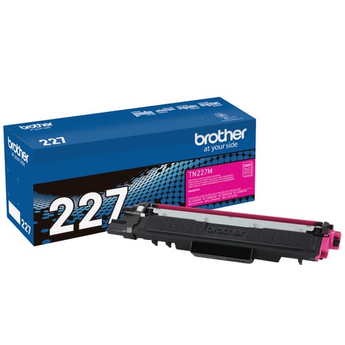 Brother Genuine TN-227M High Yield Magenta Toner Cartridge