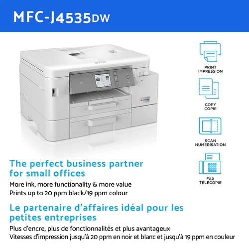 Brother INKvestment Tank MFC-J4535DW All-in-One Wireless Colour Inkjet Printer