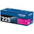 Brother TN225M Magenta Toner Cartridge, High Yield