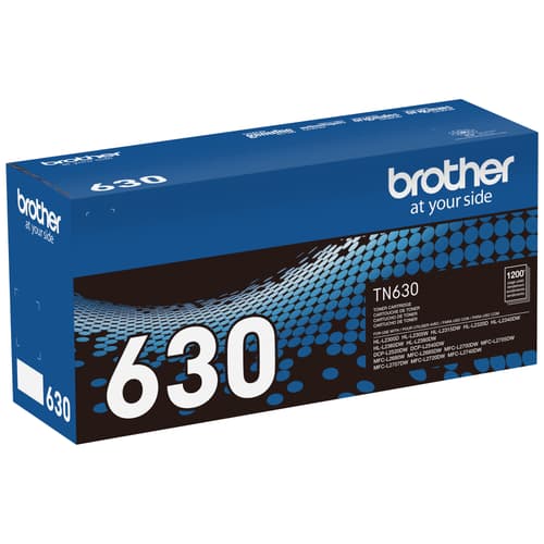 Brother TN630 Black Toner Cartridge, Standard Yield