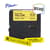 Brother Genuine BTAG631 Non-Laminated Tape for P-touch Label Makers, Black on Yellow – 12 mm wide x 4 m long