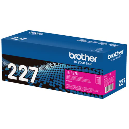 Brother Genuine TN-227M High Yield Magenta Toner Cartridge