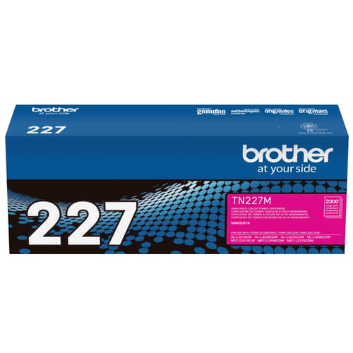 Brother Genuine TN-227M High Yield Magenta Toner Cartridge