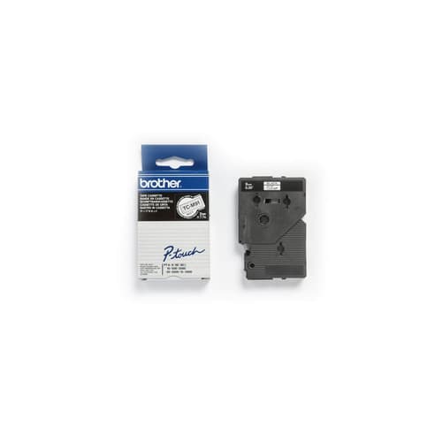Brother TCM91 Black on Matte Clear 9 mm Tape for P-touch, 7.7 m