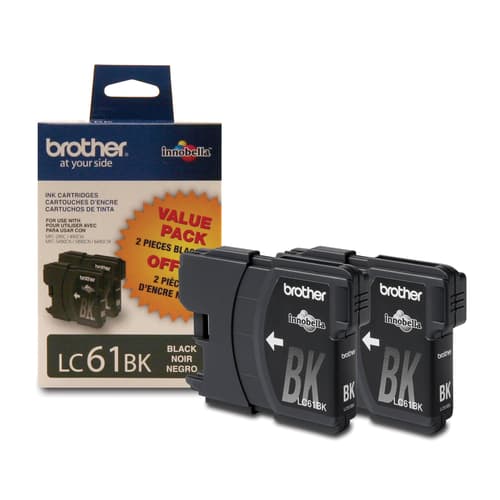 Brother LC612PKS 2-Pack of Innobella  Black Ink Cartridges, Standard Yield