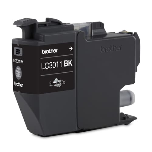 Brother LC3011BKS Black Ink Cartridge, Standard Yield
