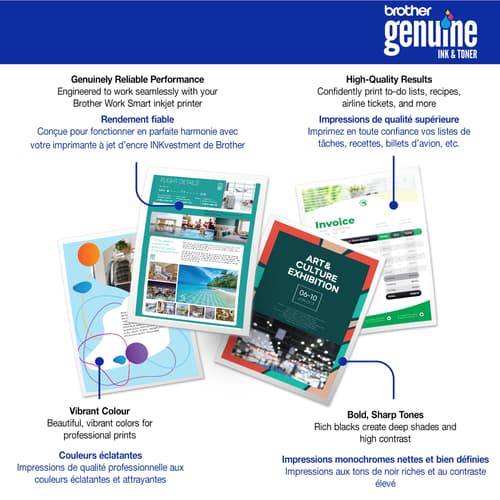 Brother Genuine LC506XL3PKS High Yield Cyan, Magenta, Yellow Ink Cartridges