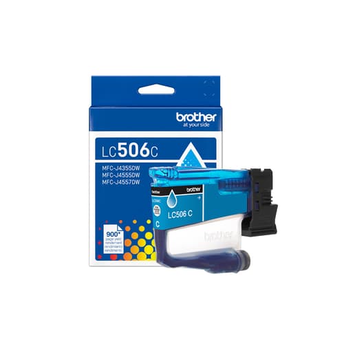 Brother Genuine LC506CS Standard Yield Cyan Ink Cartridge