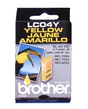 Brother LC04Y Innobella  Yellow Ink Cartridge, Standard Yield