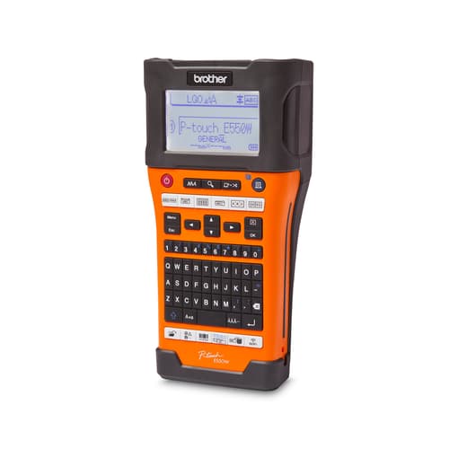 Brother PT-E550WVP Advanced Industrial Handheld Labeller with Wireless and Computer (USB) Connectivity