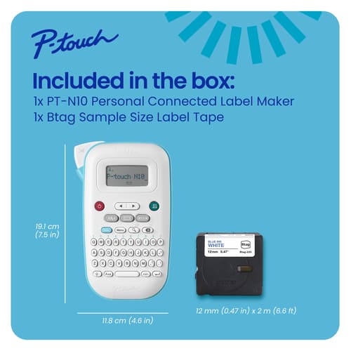 Brother P-touch PT-N10 Personal Handheld Label Maker