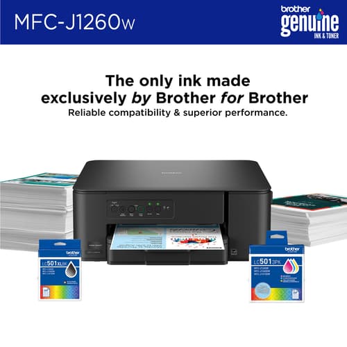 Brother Work Smart MFC-J1260W Wireless Colour Inkjet All-in-One Printer