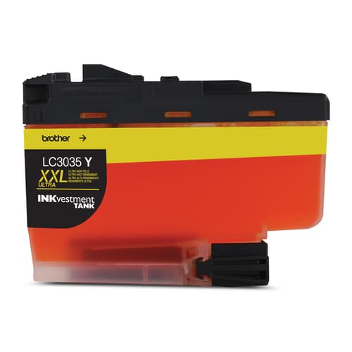 Brother LC3035YS INKvestment Tank Yellow Ink Cartridge, Ultra High Yield