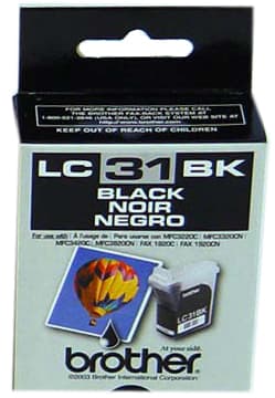 Brother LC31BK Innobella  Black Ink Cartridge, Standard Yield