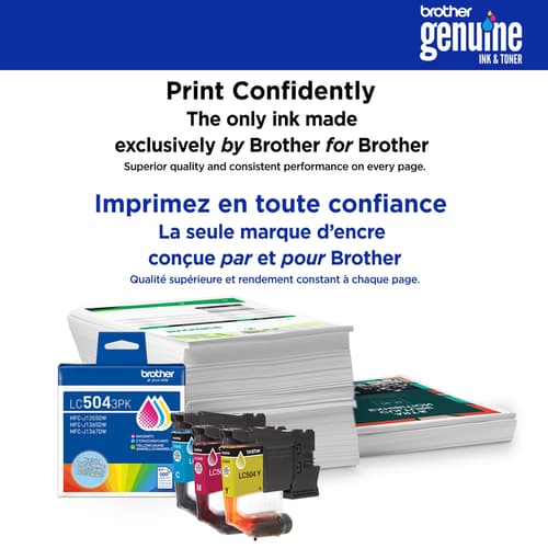 Brother Genuine LC5043PKS Standard Yield Cyan, Magenta, Yellow Ink Cartridges