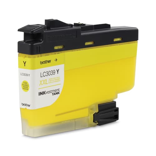 Brother LC3039YS Yellow INKvestment Tank Ink Cartridge, Ultra High Yield