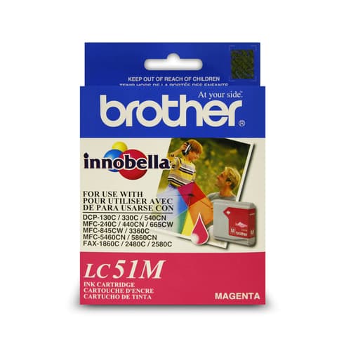 Brother LC51MS Innobella  Magenta Ink Cartridge, Standard Yield