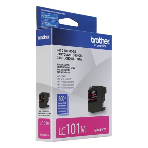 Brother LC101MS Innobella  Magenta Ink Cartridge, Standard Yield