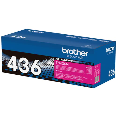 Brother TN436M Magenta Toner Cartridge, Super High Yield