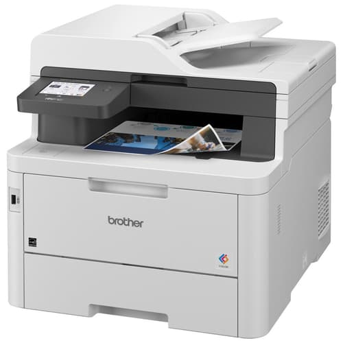 Brother MFC-L3780CDW Refurbished Wireless Digital Colour All-in-One Printer with Laser Quality, Copy, Scan, and Fax, Single Pass Duplex Copy and Scan, Duplex and Mobile Printing, and Gigabit Ethernet