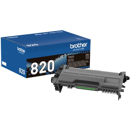 Brother TN820 Black Toner Cartridge, Standard Yield