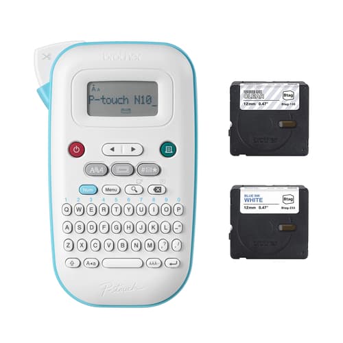 Brother P-touch PT-N10 Personal Handheld Label Maker - Bundle