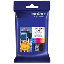 Brother LC30193PKS InnobellaTM Ink Cartridge   Cyan, Magenta, Yellow, Super High Yield
