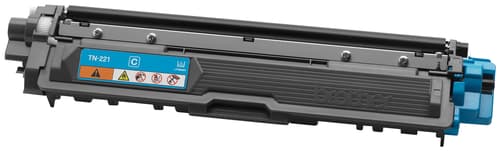 Brother TN221C Cyan Toner Cartridge, Standard Yield