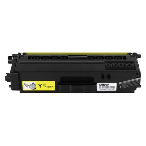 Brother TN331Y Yellow Toner Cartridge, Standard Yield