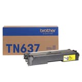 Brother Genuine TN637Y Ultra High Yield Yellow Toner Cartridge