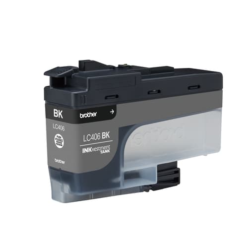 Brother Genuine LC406BKS INKvestment Tank Standard-Yield Black Ink Cartridge