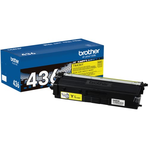 Brother TN436Y Yellow Toner Cartridge, Super High Yield