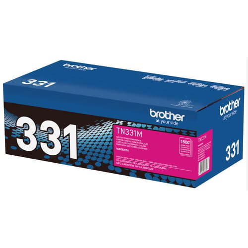 Brother TN331M Magenta Toner Cartridge, Standard Yield