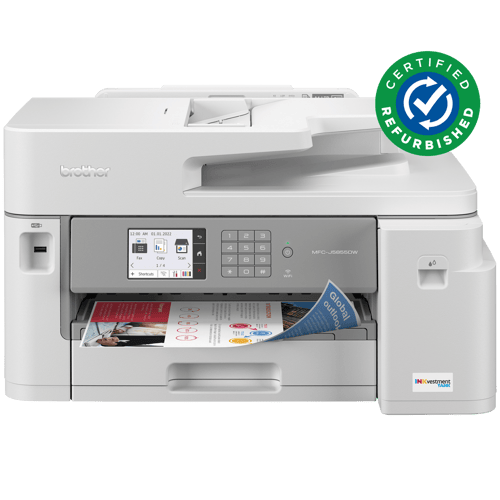 Brother MFC-J5855DW Refurbished INKvestment Tank Colour Inkjet All-In-One Printer with printing capabilities up to 11  x 17