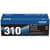 Brother TN310BK Black Toner Cartridge, Standard Yield