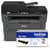 Brother RMFC-L2710DW Refurbished Compact Monochrome Laser Multifunction Bundle with TN760 High-Yield Black Toner Cartridge