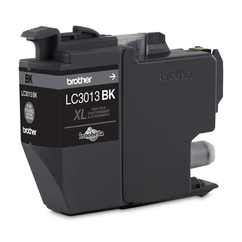 Brother Genuine LC3013BKS High-yield Black Ink Cartridge