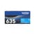 Brother Genuine TN635C Standard Yield Cyan Toner Cartridge